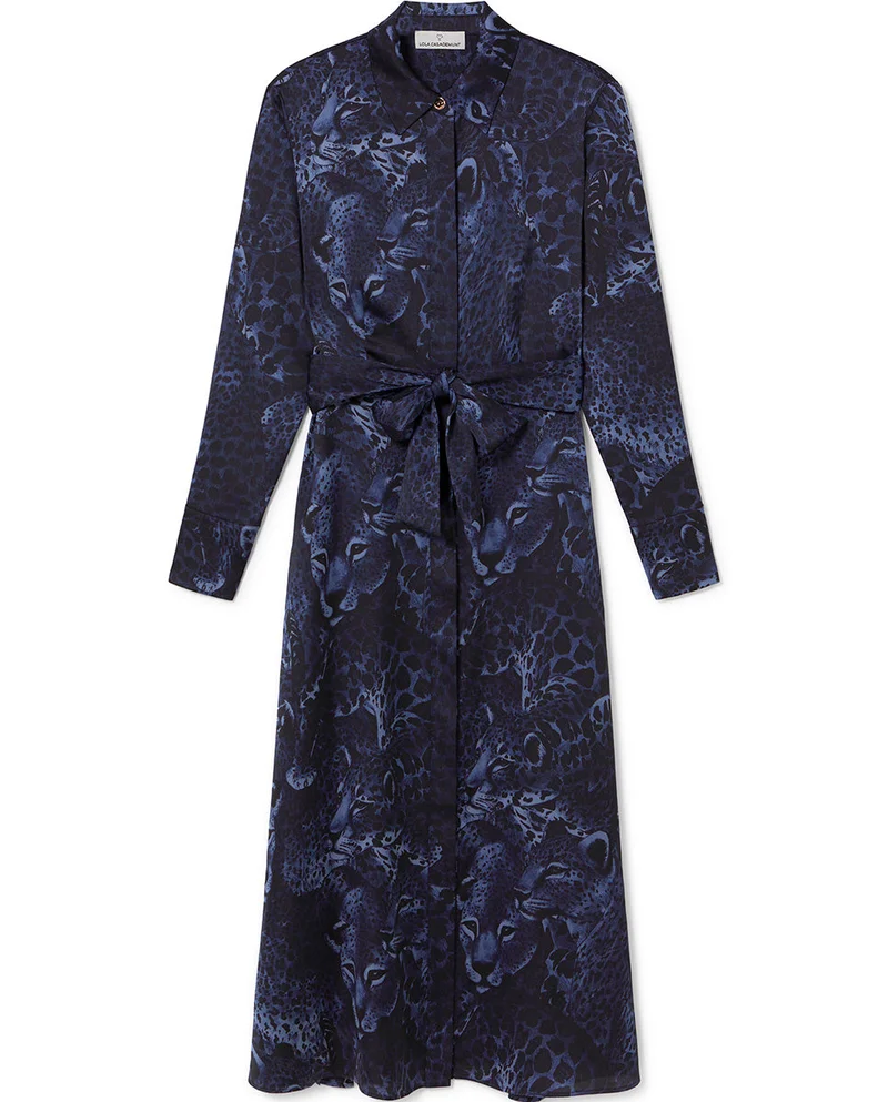 لولا كساديمونت Logo Printed Shirt Dress